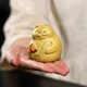 Finger Pottery Boutique Creative Purple Clay Tea Pets Can Raise Color-Changing Tea Toys Plate Baodao Advanced Auspicious Small Ornaments Lucky Cat Lucky Cat