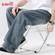 Baleno jeans men's autumn new loose straight men's casual pants retro high-end boys' youth trousers