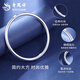 Lao Fengxiang PT950 platinum plain ring bracelet for women, new versatile light luxury Valentine's Day birthday gift for girlfriend and wife, platinum smooth plain ring bracelet, No. 56 ring mouth, about 20.1g