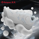 KUMPOO badminton shoes, rotating button shoes, cushioning, anti-torsion, lightweight, wear-resistant, KUMPOO turbine KH-D66 white/silver 41