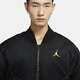 Nike (NIKE) Jordan Official Nike Jordan Men's Jacket Winter Jacket Cotton Warm Printed Embroidery Lightweight CZ1191 010 Black/University Gold/White/(University Gold) S