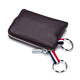 Goldlion multifunctional coin purse men's genuine leather mini wallet cowhide storage card bag zipper coin bag key bag coffee