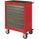 Jieke tool cart 7-drawer auto repair tool cabinet 9-drawer mobile cart 6-layer multi-functional tool box RC430S RC-66 tool cart without tools