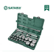 SATA hardware tools 26 pieces 19MM series heavy-duty socket set machine repair auto repair 09016 9016