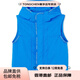 Burberry (BURBERRY) vest solid color logo strap hooded cotton vest blue children's model blue one size 10Y