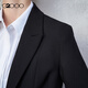 G2000【多面弹性/商场同款】女装2026春秋商务通勤正装修身西服套装 西服-多面弹-黑色修身 L 38