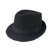 Lee dprre top hat men's spring, autumn and winter middle-aged and elderly outdoor warm top hat casual British retro jazz hat woolen small brim hat black one size fits 57-58cm head circumference