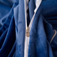 LUOLAI Luolai produces 2025 new thickened and warm baby velvet four-piece set, Klein blue bed sheet style, 1.5m four-piece set