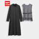 IEF/Aiyifu Dress 2025 Autumn and Winter New Korean Style Mature and Elegant Commuting Woolen Lined Jacket Skirt