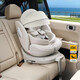 Besbet (besbet) children's isofix interface car seat for babies 0-12 years old, infant car 360-degree joy number - Xiaobailong (Platinum Edition)