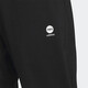Adidas men's tapered loose casual cuffed sports trousers IA4975 black M