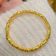 Mengdong Pure Gold 999 Broken Gold Bracelet Gold Coiled Bracelet New Bracelet Valentine's Day Gift Gold Plated - Free Broken Gold - 2.13g