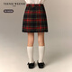 Teenie Weenie Kids Bear Children's Wear 26 New Girls Baby College Plaid A Version Pleated Skirt Mixed Color 130cm