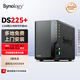 Synology DS225+ quad-core Intel CPU 2-bay NAS network storage server enterprise LAN team office private cloud file sharing data backup DS225+ upgrade 6GB (2GB+4GB original memory) with Synology original hard drive 4T 1 piece 4TB package