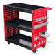 Shengyue tool cart auto repair and maintenance three-layer multi-functional parts cart blue promotion small tool cart - see picture 2