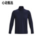 
Under Armour men's long-sleeved spring new style training fitness running 1/4 zipper slim fit sports T-shirt 13796 S