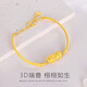 Yongsi pure gold 9999 pure gold 999 Pixiu bracelet for women, exquisite gold-plated gift for girlfriend and wife, Pixiu hand 6.2g