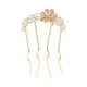 Xiangwan hairpin hairpin beaded flower U-shaped hairpin high-end antique flower hairpin new Chinese style temperament ball head comb for women
