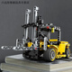 Hongtong's new children's educational building block toy multi-functional remote control engineering vehicle forklift model gift for primary and secondary school students building block assembly forklift can be remotely controlled
