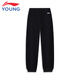 Li Ning children's clothing children's sports pants for boys and girls plus velvet lock warm cotton feel soft leggings sweatpants 170YKLV465-1