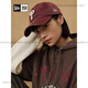NEW ERA New Yihua spring and summer MLB curved brim retro washed old baseball cap fashionable street visor for men and women 13773996 brown_San Diego Padres adjustable