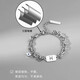 MZMZ platinum bracelet for men pt950 platinum zodiac sign decoration versatile accessories Valentine's Day birthday gift for boyfriend and girlfriend Same day/next day delivery - light luxury fashion zodiac sign bracelet note zodiac sign