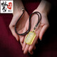 Mengdong Natural Citrine Pendant Men's Surangama Mantra Heart Sutra Necklace Peace and Sound Pendant Amulet