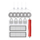 Wanchuang suitable for Roborock sweeping robot accessories P10S/P10 Pro dust bag rag mop roller brush main brush side brush filter cleaning fluid consumable accessories