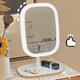 Led smart makeup mirror with light girls bedroom dressing table dressing mirror student dormitory desktop fill light mirror pink