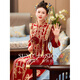 ROAR UTHAUG Heavy Industry Show and Clothing Bridal 2025 New Wedding Dresses Wedding Dresses for Girls and Outfits Winter Luo Zhi_High-end Velvet No Headgear S_Contact Customer Service Remarks to Send Wedding Fan