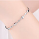 Blooming love (LOVEBLOOM) Pt950 platinum bracelet for women, genuine fashion super flash platinum bracelet, simple adjustment bracelet, couple bracelet PT999 pt950 platinum bracelet about 4.66 grams, free certificate