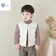 Vest autumn and winter baby down children's vest lightweight autumn and winter infant inner vest boys and girls warm white 66 cm