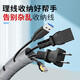电脑工具主机线缆收纳/理线器包线管束线管26MM医疗设备线缆保护防宠物撕咬 可裁剪长度使用 银色 5米长 26mm直径【送1个理线夹】