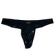 Men's underwear low-waisted sexy thong lace mesh mesh breathable strands summer T-shaped sexy temptation black L