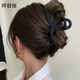 Ye Feili simple and versatile hairpin for the back of the head, shark clip, acrylic gripper, large feminine hair accessory, matte black