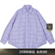 Jiangnan Buyi (JNBY) [Gleiches Modell im Einkaufszentrum] 25 Herbst Neues Produkt Thin Down Jacket Lose A-Typ Lapel Draw String 5p9C12240 520/Violet S