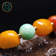 Manla Jade Pei natural conformable beeswax bracelets for women DIY pattern beads jade jade amber honey-filled chicken fat yellow bracelets beeswax bracelets