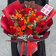 Lingxiang Flower Express delivers 11 rose bouquets to express love to girlfriend and wife as birthday gifts nationwide. 11 red rose bouquets for a lifetime.
