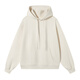 Jing Tokyo Made Sweater Women's 25 Winter New Jacket Women's Hooded Solid Color Clothes Cream Rice M