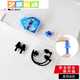 Miaopule J Waterproof Nose Plug Set Silicone Anti-Slip Swim Nose Clip Earplugs to Prevent Water from Choking Children's Swimming Equipment Without Cord Blue 1 Pair
