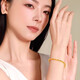 Mengdong Pure Gold 999 Broken Gold Bracelet Gold Coiled Bracelet New Bracelet Valentine's Day Gift Gold Plated - Free Broken Gold - 2.13g