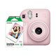 Fuji instax camera + photo paper 10-piece set mini12 instant imaging camera light cherry pink photo paper set