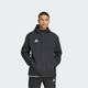 Adidas football training sports hooded jacket men's autumn Adidas official IK4010 black XL