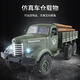 Jingxuan remote control car rc Dongfeng rc remote control heavy off-road truck electric truck six-wheel drive climbing army children's electric car Dongfeng No. 9 green 47cm, a total of one battery, about 30 minutes of use