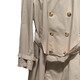 Burberry (BURBERRY) FW23 solid color double-breasted lapel mid-length long-sleeved windbreaker men's beige beige one size 48