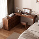 Qiuke solid wood dressing table and drawer cabinet integrated bedroom antique style dressing table storage cabinet large capacity storage cabinet dressing table
