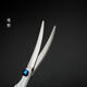 Pet Scissors Beauty Tools Professional Hair Trimming Shears Dog Hair Curved Scissors Dog Teddy Shearing Rabbit Haircut Scissors Upward Curve 1 Pair Can Trim Glasses, Ears, etc. No Specifications