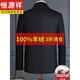 Hengyuanxiang's new sheep marmoset executive jacket for men, middle-aged and elderly men, winter short thickened wool coat for dad, vertical zipper - black thickened S 165/88A suitable for 95-110 Jin Jin equals 0.5 kg Recommended (115-130 Jin Jin equals 0.5 kg)