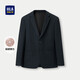HLA Hailan House Suit Men's 25 Winter Velvet Stretch Business Flat Lapel Suit Jacket Men