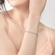 Chow Sang Sang Pt950 platinum double layer bracelet for women 91960B Price 19cm - 4.44g (including labor cost 400 yuan)
